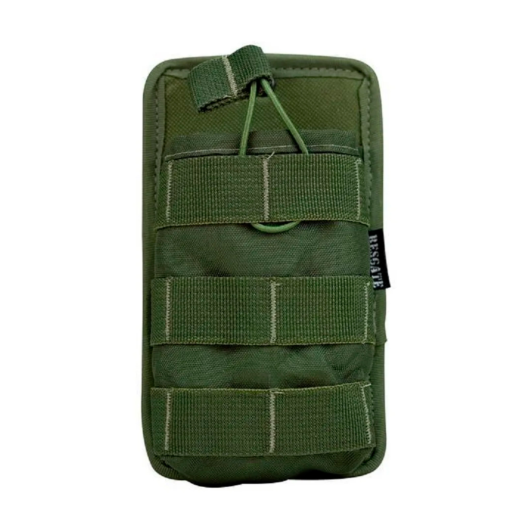 Porta Carregador De Fuzil Resgate Molle Verde Oliva Hawk Airsoft