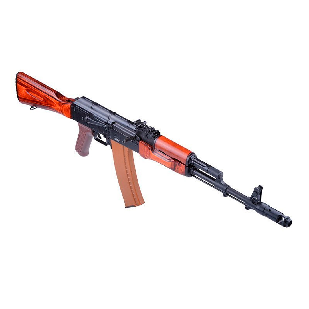 RIFLE DE AIRSOFT AEG LCT AK 74 - LCK 74 - AÇO E MADEIRA – Hawk Airsoft